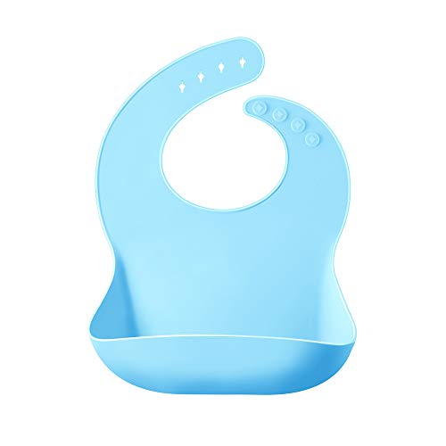 MICHEF Baby Bowls, Baby Feeding Bowls Set with Silicone Baby Bibs (2 Pack) for Babies & Toddlers, Baby Fork and Baby Spoon Set - Perfect Baby Shower Gift Set of 3 Spill Proof Suction Bowls with Lids - Thumbnail 6