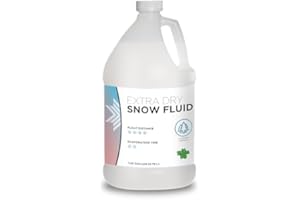 Froggy's Flakes Snow Machine Fluid, Extra Dry Formula Snow Fluid with 30 Feet Float/Drop, 1 Gallon
