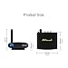 PAKITE PAT-635 5.8 GHz 24 Channels SD Wireless AV Sender, 656 FT Audio Video Transmitter & Receiver, Wireless RCA Extender, Stream from CCTV, VCR, DVD Player STB to SD TV, Black