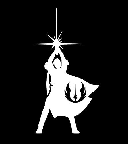 jedi with white lightsaber