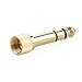 CableCreation 1/4'' to 1/8'' Headphone Audio Adapter, 6.35mm to 3.5mm Male to Female TRS Stereo Jack, Gold Plated Audio Jack Convertor for Cellphone,Speaker,Mic,iPod,Receiver,Guitar, Digital Piano