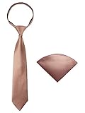 Spring Notion Boys' Satin Zipper Necktie and