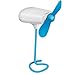E-More Mini Personal Fan Small Pocket Portable Fans Collapsible Bendable Clip Fans Handheld Electric Cooling for Home Office Outdoor Travel Camping Makeup USB Rechargeable Battery Operated(Blue)