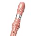 KINGSO 8-Hole Soprano Descant Recorder With Cleaning Rod + Case Bag Music Instrument Pink