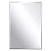 MIRROR TREND Premium Large Frameless Wall Mirror with Streamlined 1 Inch Bevel and with Solid Wood Backing Panel for Bathroom, Vanity, Bedroom, Living Room. (24