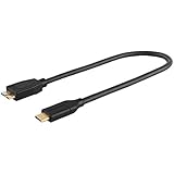 USB C to Micro-B 3.0 (Gen2/ 10G), CableCreation 1ft USB 3.1 Type C Cable Compatible with Apple MacBook (Pro), External Hard Driver, Galaxy S8/S9, etc, 0.3M /Black