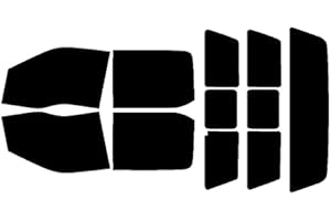 Rvinyl Window Tint Kit Compatible with Ford F-250 2017-2023 (4 Door Super Crew) - Complete Precut Kit - 5%