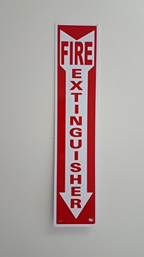 5 pack - 4" x 18" x .03" Fire Extinguisher Sign