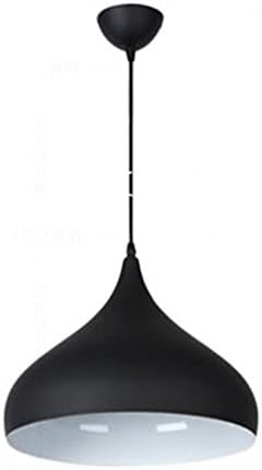 Mingruie Modern Elegance Pendant Hanging Lamp Pendant Shade Chandeliers Hanging Lighting ,Diameter 32 CM Black