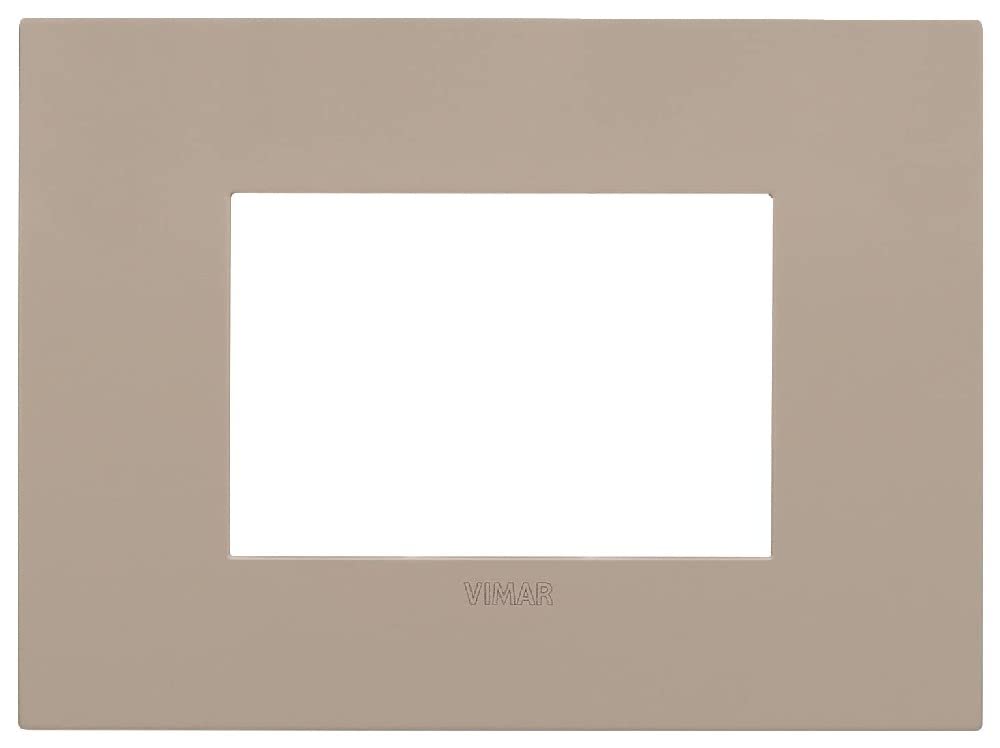 Vimar 19953.32 Arké fit Plate 3 modules, Metal, Dove Grey