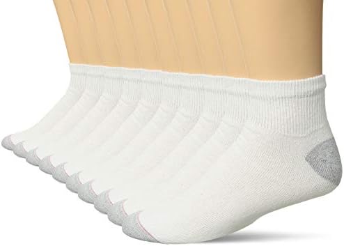 Hanes Men's 10 Pack Ankle Socks