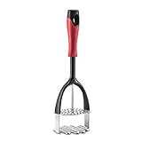 Kitchen Gizmo Spring Loaded Potato Masher and Ricer With Comfortable Grip. For the Smoothest Creamiest Mashed Potatoes.