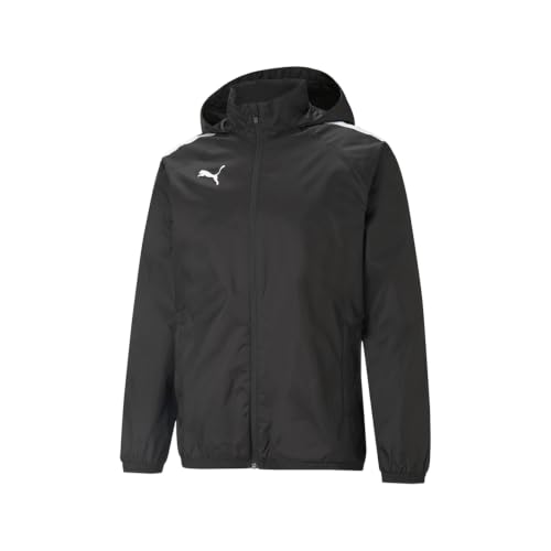 PUMA Herren All Weather Jacket TeamLIGA Allwetterjacke, Schwarz/Schwarz, XS