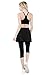 ililily Lightweight Skirt W/ Stretchy Active Performance Sports Cropped Leggings (leggings-334-1-XL)