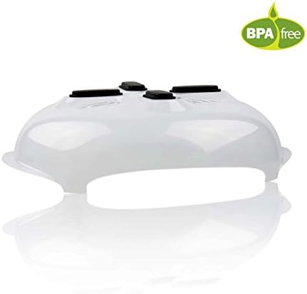 Microwave Plate Cover Magnetic Splatter Lid - Hover Cover With Steam Vent Anti Sputerring Certified BPA Free EcoFriendly Material Fireproof Dishwasher Safe 11.5 inch By WAKE ART