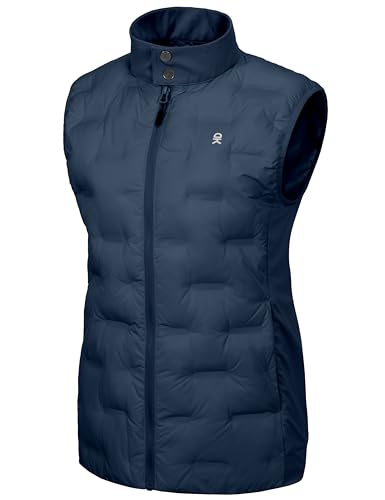 Little Donkey Andy Women's Puffer Vest Quilted Windproof Blue S at Amazon