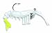 EGRET Vudu E-VS35-14-16 3.5-Inch, Shrimp Pearl/Chart Tail, 2-Pack,White