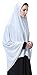 Women's Elegant Modest Muslim Islamic Ramadan Soft Lightweight Jersey Hijab Long Scarf, White, M