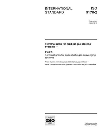 ISO 9170-2:1999, Terminal units for medical gas pipeline systems ...