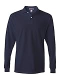 Jerzees Men's Long-Sleeve Jersey Polo
