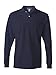 Jerzees Mens 50/50 Long-Sleeve Jersey Polo with SpotShield (437ML) -J NAVY -M
