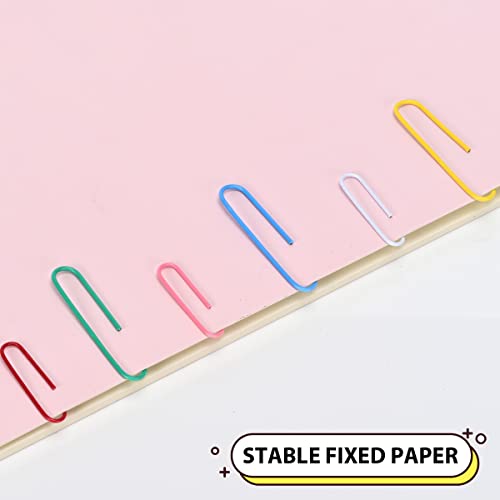 500 Paper Clips Assorted Sizes, Small and Jumbo Paper Clips, Durable
