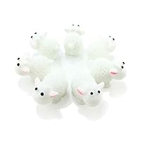 HoneyToys Miniature Garden Herd of Sheeps, White