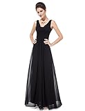 Ever Pretty Double V-Neck Elegant Ruched Waist Ladies Long Evening Dress 08110