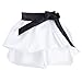 E-TING Santa Couture Clothing for elf (White Skirt with Black Ribbon)