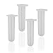 JIUWU Plastic Tube Vial Sample Storage Container 5ml Pack of 50