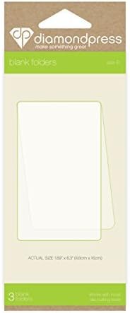 Diamond Press Size B Blank Folder Refill, Clear by Diamond Press