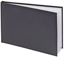 Black Silk Guest Book - 24.5cm