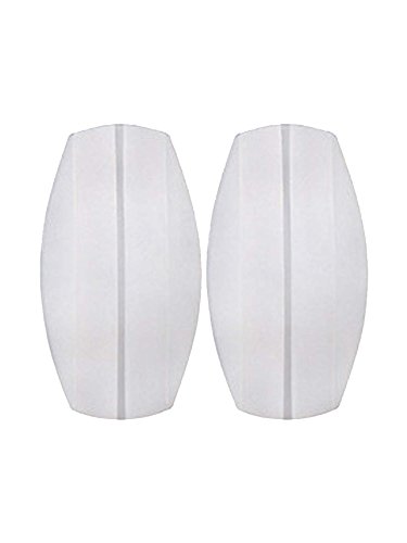 1 Pair Gel Silicone Non-slip Bra Shoulder Straps Reusable Invisible Bra Strap Cushion Holder Pad (white)