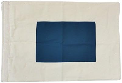 "S" Letter S Cloth Nautical Alphabet Flag Decoration 20" - Nautical Decor Signal Flag "Sierra" by Ships Chandlery (Letter S) SC-CNF20-S