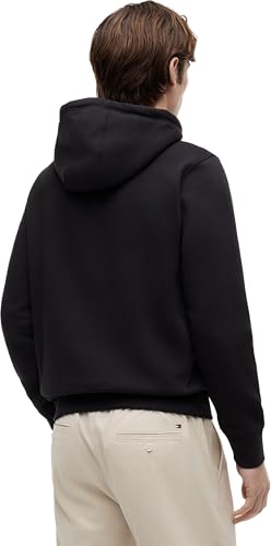 Tommy Hilfiger Herren Hoodie Core Tommy Logo mit Kapuze, Schwarz (Jet Black), L 2