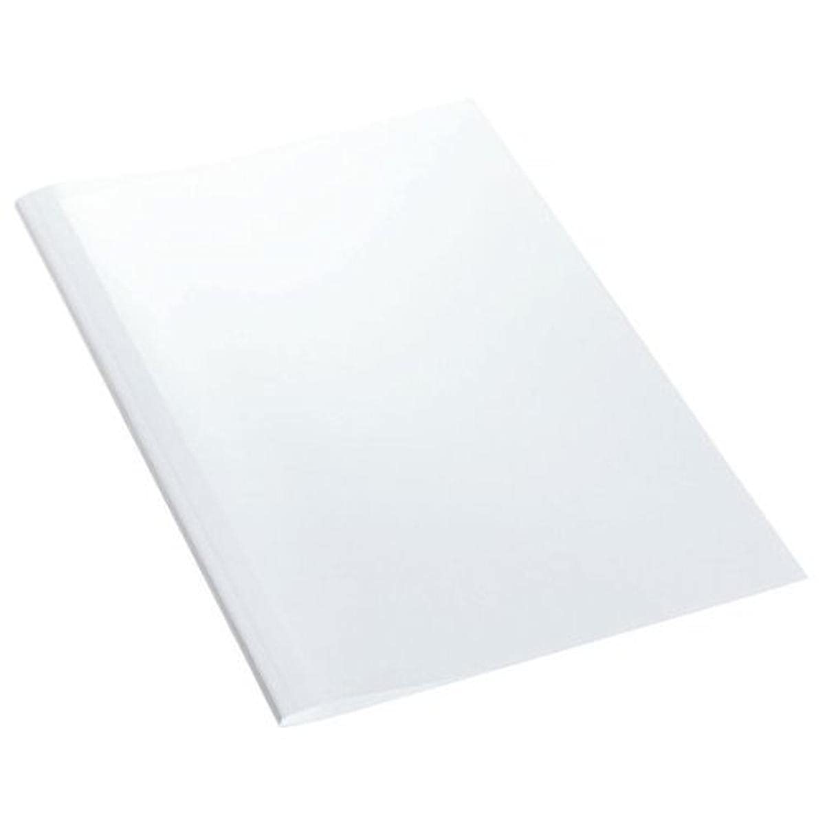 Leitz A4 Thermal Binding Covers, 6 mm (60 Sheet Capacity), White, Pack of 100