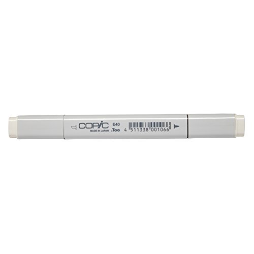 Copic Marker with Replaceable Nib, E40-Copic, Brick White