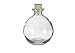 Round Glass Bottle 8.5 Ounce with Cork for decoration, wedding, anniversary, oils, other creative use