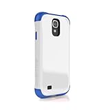 Ballistic Aspira Case for Samsung Galaxy S4 - Retail Packaging - White/Blue