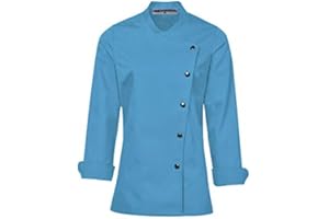 CHEF'S APPAREL Long Sleeves New Chef Coat Jacket Uniform for women ideal for food service, Caterers and Culinary professional.