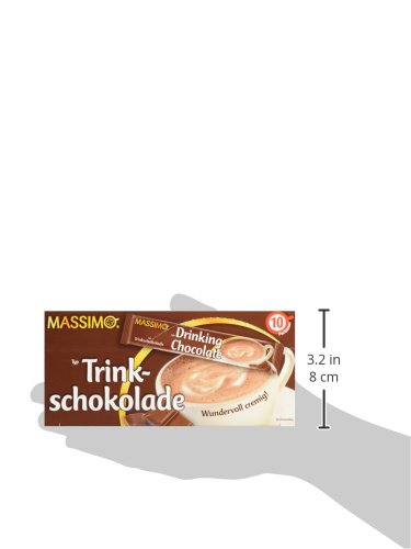 Massimo Feine Trinkschokolade, 16er Pack (16 x 250g), Kakaohaltiges Getränkepulver, Kakaopulver für heiÃe Schokolade, löslich, cremig, Vorratspackung – Bild 6