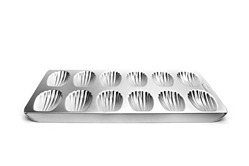 Fox Run 4729 Madeleine Pan, Tin-Plated Steel, 12-Molds