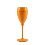 Veuve Clicquot Acrylic Champagne Flute Yellow Label