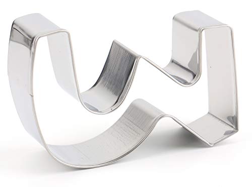 image for Lawei 9 Pieces Large Number Cookie Cutters - Stainless Steel Biscuits 