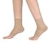 TOFLY® Plantar Fasciitis Socks for Women Men, Truly 20-30mmHg Compression Socks for Arch & Ankle Support, Foot Care Compression Sleeves for Injury Recovery, Eases Swelling, Pain Relief, Beige M