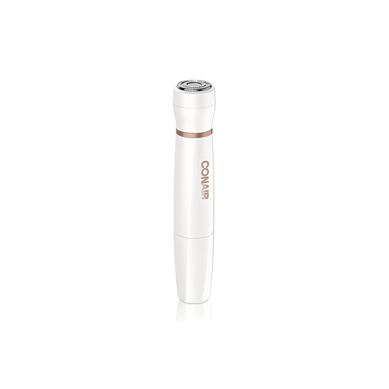 Conair Satiny Smooth All-in-One Facial Trim System, Battery Operated, Use Wet/Dry