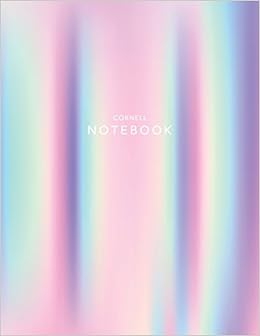 Cornell Notebook: Holographic Foil | 120 White Pages 8.5x11