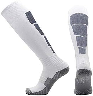 Meetuuk Unisex Knee High Sports Football/Soccer/Hockey Tube Socks Anti Slip Sports Socks, Training Professional Socks, Compression Sock High Elastic Breathable Sock-1 Pair