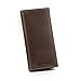 Mens Long Wallet with Checkbook Holder - RFID Blocking Leather Checkbook Wallet