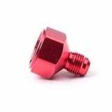 Female AN10 10AN To AN6 6AN Male Flare Reducer Fitting Adapter Color Red F45002
